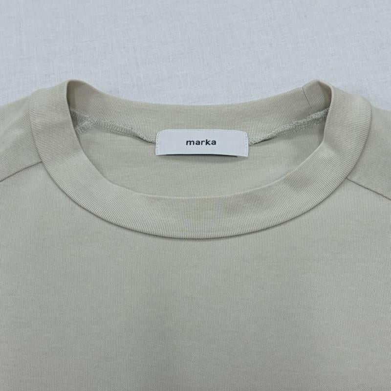 マーカ marka Tシャツ 半袖 半袖 クルーネック コンパクト Tシャツ ラグラン 無地 1 無地 ベージュ / ベージュ / beige メンズ USED 古着 中古 50163317