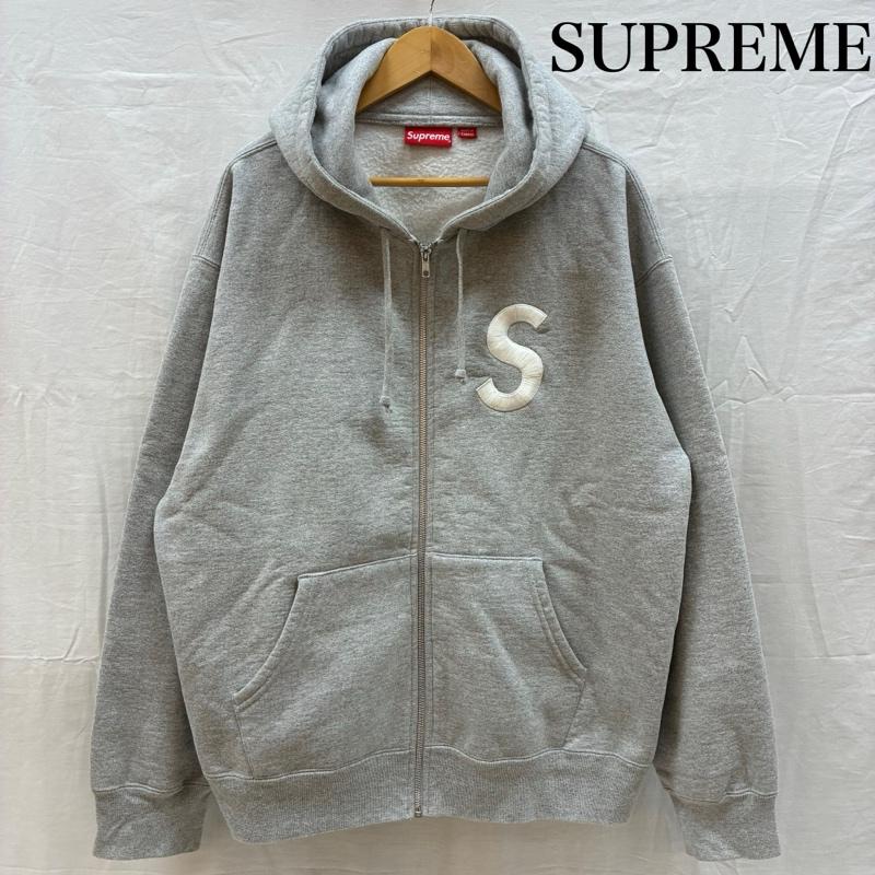 シュプリーム Supreme パーカー 長袖 S Logo Zip Up Hooded Sweatshirt ジップアップ スウェット パーカー L メンズ USED 古着 中古 50163321