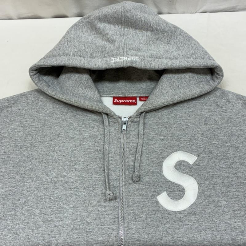 シュプリーム Supreme パーカー 長袖 S Logo Zip Up Hooded Sweatshirt ジップアップ スウェット パーカー L メンズ USED 古着 中古 50163321