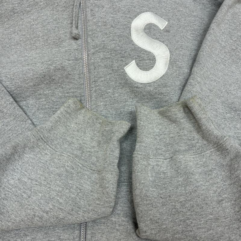 シュプリーム Supreme パーカー 長袖 S Logo Zip Up Hooded Sweatshirt ジップアップ スウェット パーカー L メンズ USED 古着 中古 50163321