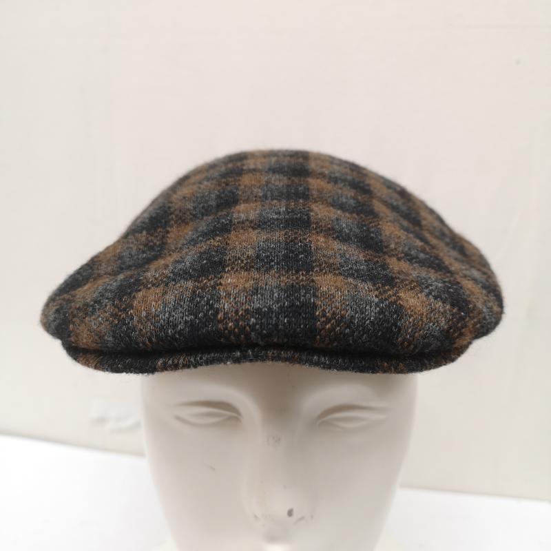カンゴール KANGOL 帽子 ハンチング 90s 00s イギリス製 ウール チェック ハンチング - メンズ USED 古着 中古 50163324
