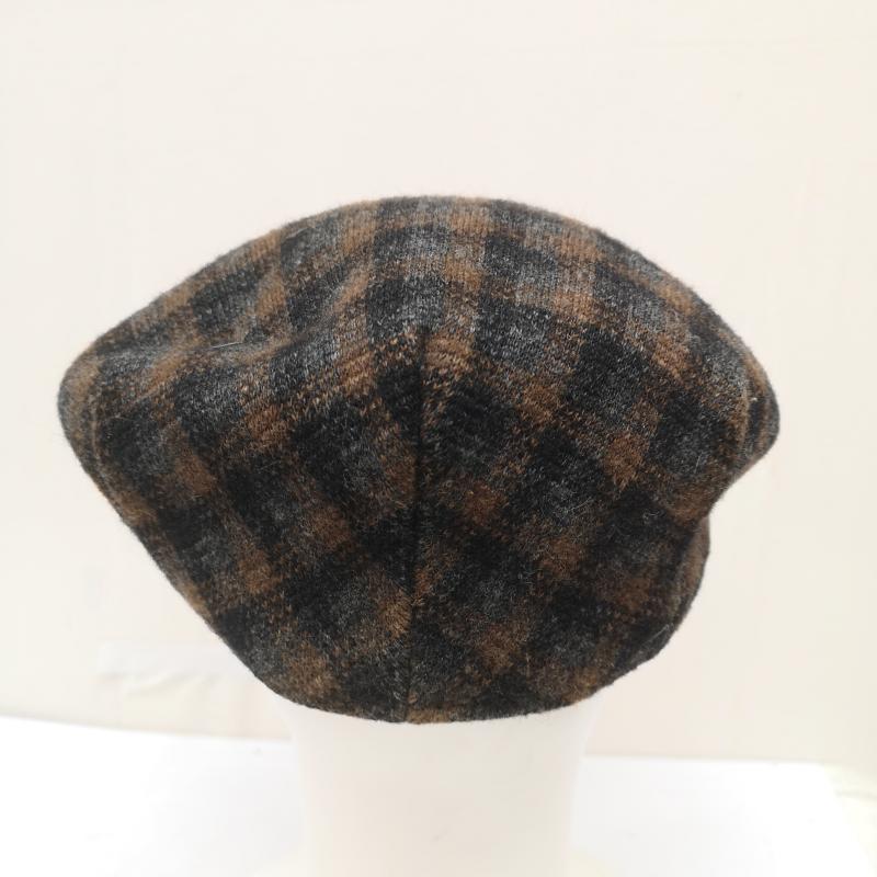 カンゴール KANGOL 帽子 ハンチング 90s 00s イギリス製 ウール チェック ハンチング - メンズ USED 古着 中古 50163324