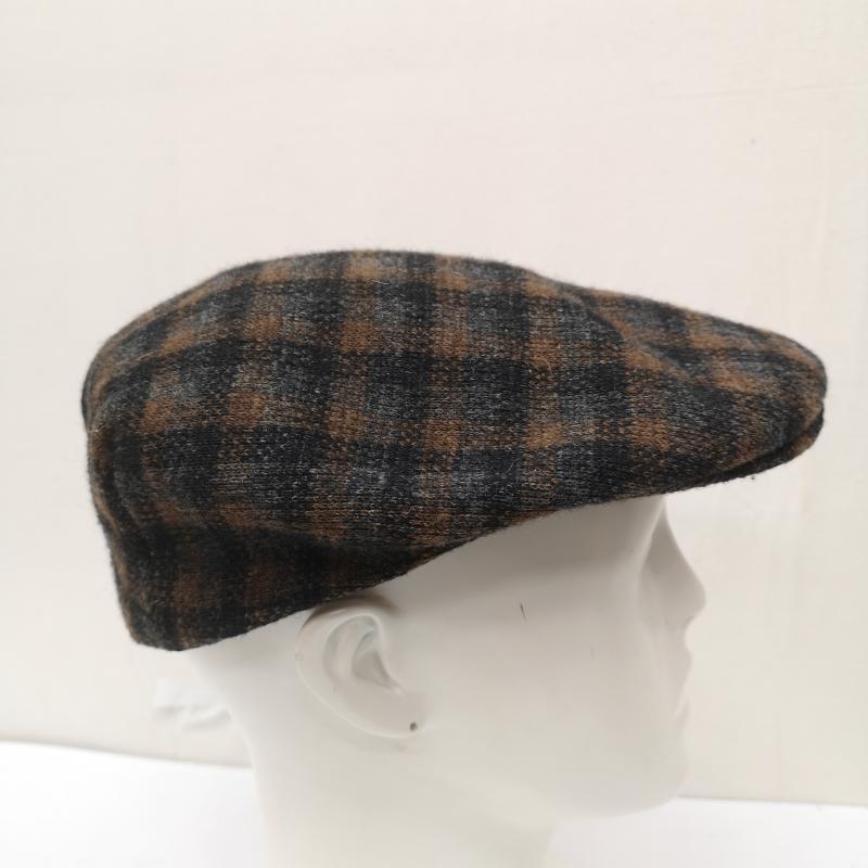カンゴール KANGOL 帽子 ハンチング 90s 00s イギリス製 ウール チェック ハンチング - メンズ USED 古着 中古 50163324
