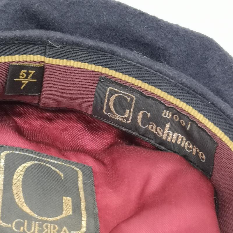 ヴィンテージ VINTAGE 帽子 キャップ Guerra 1855 カシミア混 ウール キャスケット - 紺 / ネイビー / navy レディース USED 古着 中古 50163326