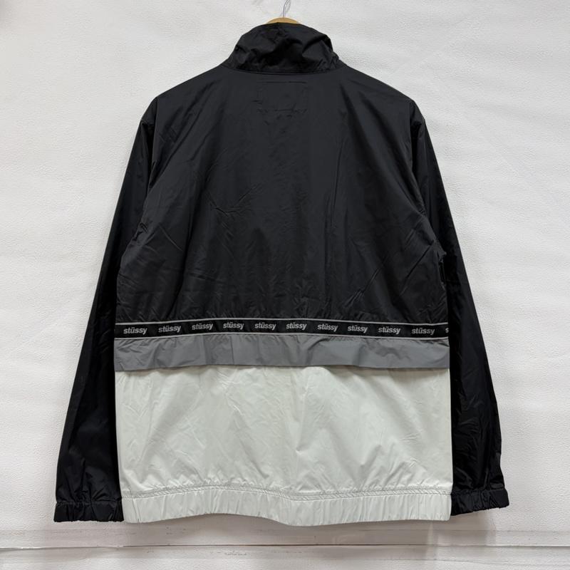 ステューシー STUSSY ジャケット、上着 ジャンパー、ブルゾン ナイロン ジャケット ロゴ リフレクター ブルゾン ジップアップ S ワンポイント X ロゴ、文字 X プリント 黒 / ブラック / black X 灰 / グレー / gray メンズ USED 古着 中古 50163328