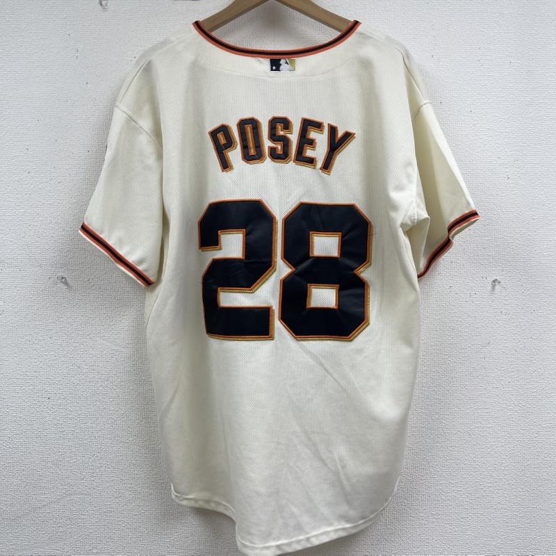 古着 USED シャツ、ブラウス 半袖 サンフランシスコ ジャイアンツ ベースボール ユニフォーム シャツ POSEY 28 48 オフホワイト / オフホワイト / メンズ USED 古着 中古 50163336