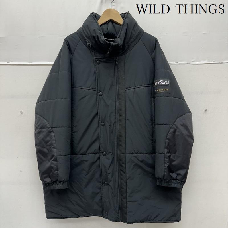 ワイルドシングス WILD THINGS ジャケット、上着 ダウンジャケット FLAG STAFF MONSTER PARKA モンスター パーカー プリマロフト ジャケット WT19104SN S 黒 / ブラック / black メンズ USED 古着 中古 50163341