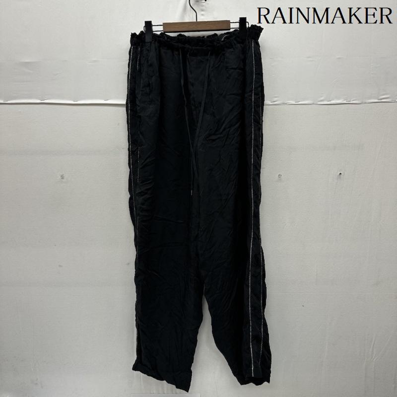 レインメーカー RAINMAKER パンツ ワークパンツ、ペインターパンツ BRAIDED TRIM DOUGI PANTS キュプラ ワイド トラック イージー パンツ RM231-050 FREE 黒 / ブラック / black メンズ USED 古着 中古 50163345