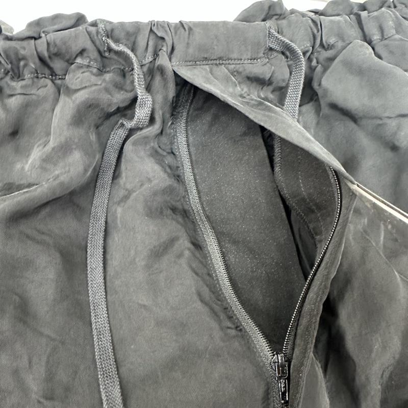 レインメーカー RAINMAKER パンツ ワークパンツ、ペインターパンツ BRAIDED TRIM DOUGI PANTS キュプラ ワイド トラック イージー パンツ RM231-050 FREE 黒 / ブラック / black メンズ USED 古着 中古 50163345