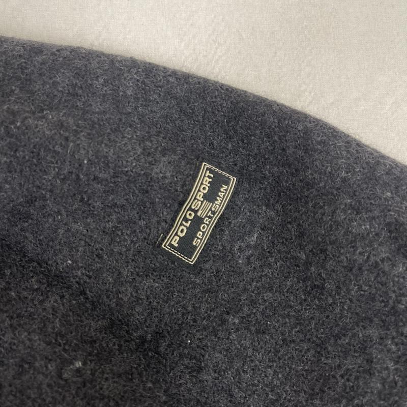 ポロラルフローレン POLO RALPH LAUREN ニット、セーター 長袖 ヴィンテージ クルーネック ウール ニット セーター kr-rs-ia-4700 M ダークグレー / ダークグレー / メンズ USED 古着 中古 50163346