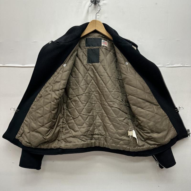 ステューシー STUSSY ジャケット、上着 ジャンパー、ブルゾン schott ワンスター ウール ライダース ジャケット 36 黒 / ブラック / black メンズ USED 古着 中古 50163349