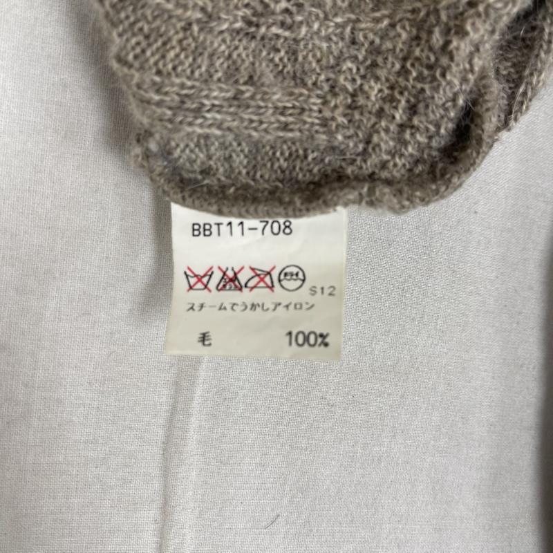 バーバリーズ BURBERRYS ニット、セーター 長袖 ヴィンテージ フロントロゴ 刺繍 ケーブル ニット セーター bbt11-708 M ベージュ / ベージュ / beige メンズ USED 古着 中古 50163350
