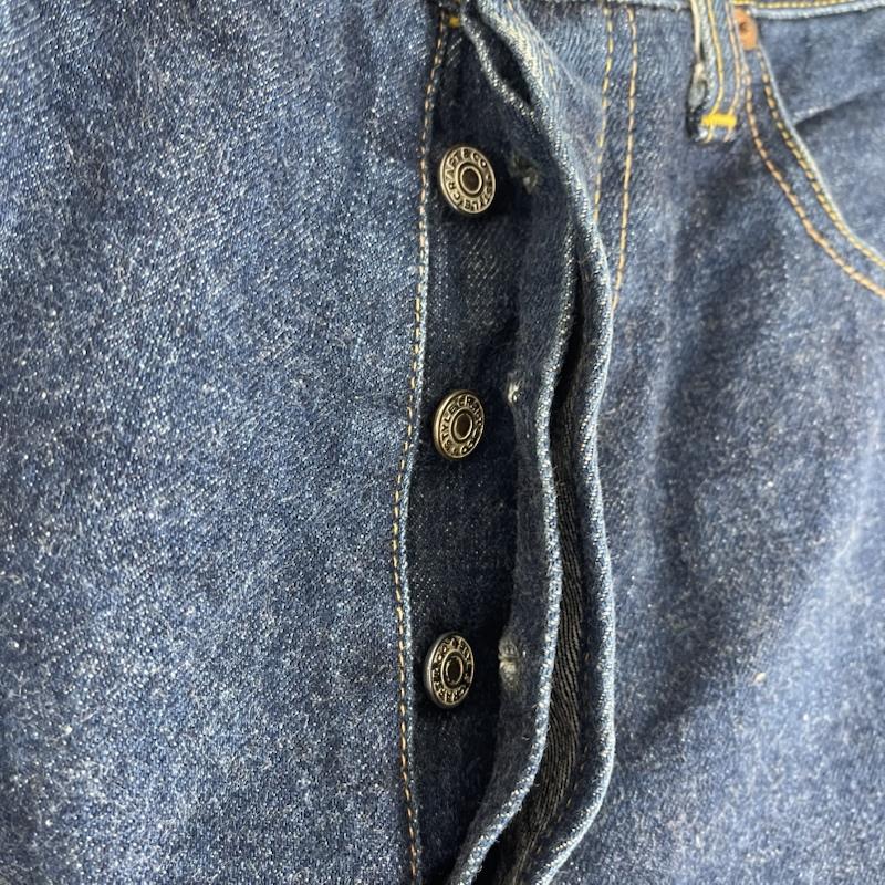 エヴィス EVISU パンツ ショートパンツ 初期 NO2 鯛釣りカモメマーク シンチバック 2504XX ボタンフライ デニム ショーツ 32インチ インディゴ / インディゴ / Indigo メンズ USED 古着 中古 50163352