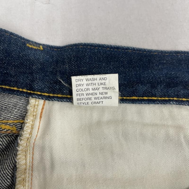 エヴィス EVISU パンツ ショートパンツ 初期 NO2 鯛釣りカモメマーク シンチバック 2504XX ボタンフライ デニム ショーツ 32インチ インディゴ / インディゴ / Indigo メンズ USED 古着 中古 50163352