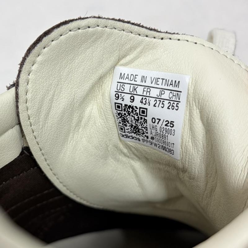 アディダス adidas スニーカー スニーカー SAMBA サンバ OG JR0891 ローカット スニーカー レザー ガムソール 27.5cm ロゴ、文字 茶 / ブラウン / brown X 白 / ホワイト / white メンズ USED 古着 中古 50163355