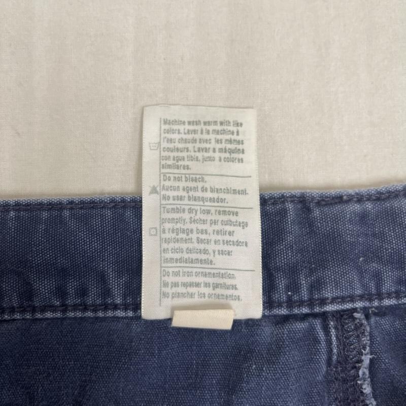 カーハート Carhartt パンツ ワークパンツ、ペインターパンツ ルーズフィット ロゴパッチ キャンバスカー ペンター パンツ 31インチ インディゴ / インディゴ / Indigo メンズ USED 古着 中古 50163356