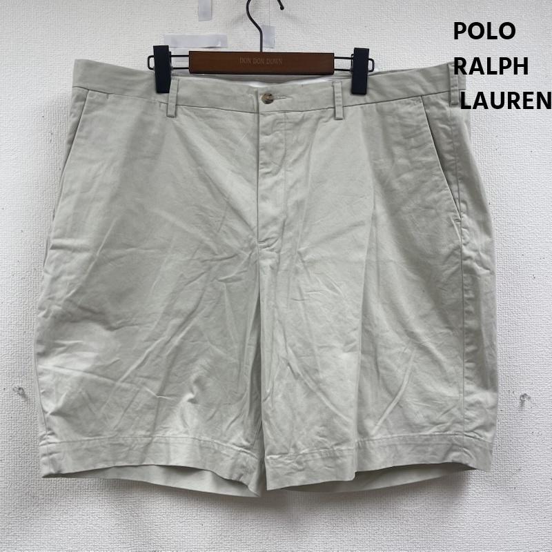 ポロラルフローレン POLO RALPH LAUREN パンツ ショートパンツ ワイド バギー シルエット ビッグサイズ ショート パンツ オフホワイト / オフホワイト / メンズ USED 古着 中古 50163360