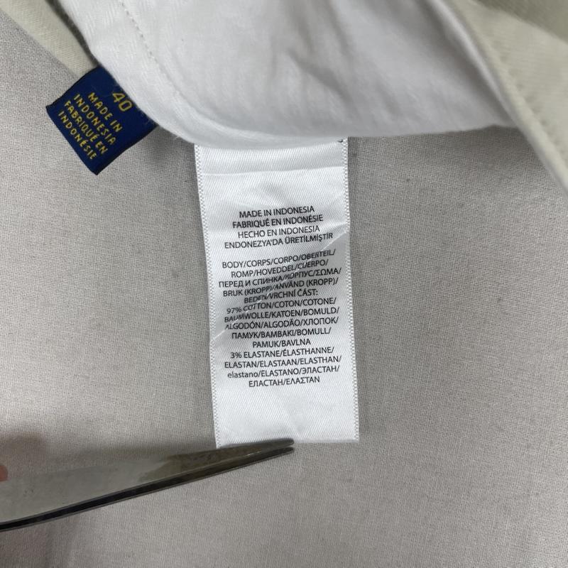 ポロラルフローレン POLO RALPH LAUREN パンツ ショートパンツ ワイド バギー シルエット ビッグサイズ ショート パンツ オフホワイト / オフホワイト / メンズ USED 古着 中古 50163360