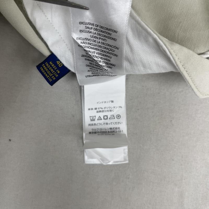 ポロラルフローレン POLO RALPH LAUREN パンツ ショートパンツ ワイド バギー シルエット ビッグサイズ ショート パンツ オフホワイト / オフホワイト / メンズ USED 古着 中古 50163360