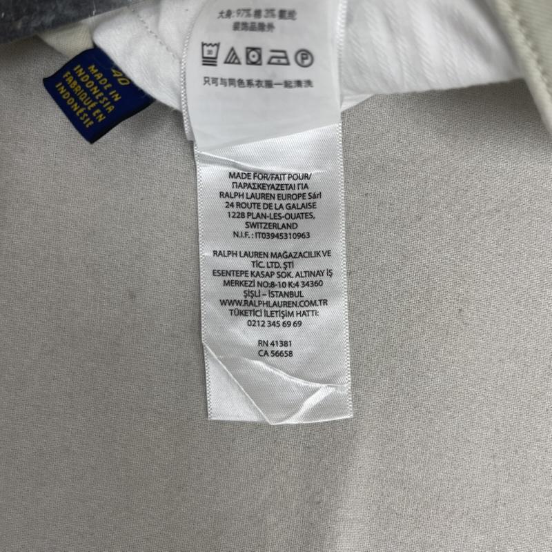 ポロラルフローレン POLO RALPH LAUREN パンツ ショートパンツ ワイド バギー シルエット ビッグサイズ ショート パンツ オフホワイト / オフホワイト / メンズ USED 古着 中古 50163360