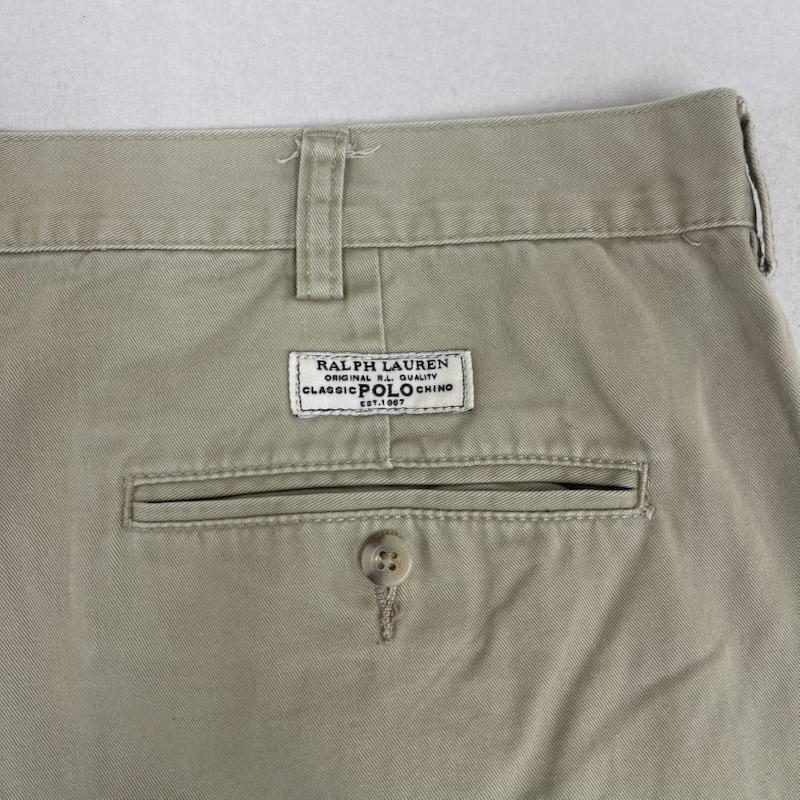 ポロバイラルフローレン Polo by RALPH LAUREN パンツ ショートパンツ ワイド バギー シルエット ビッグサイズ ショート パンツ 42 ベージュ / ベージュ / beige メンズ USED 古着 中古 50163361