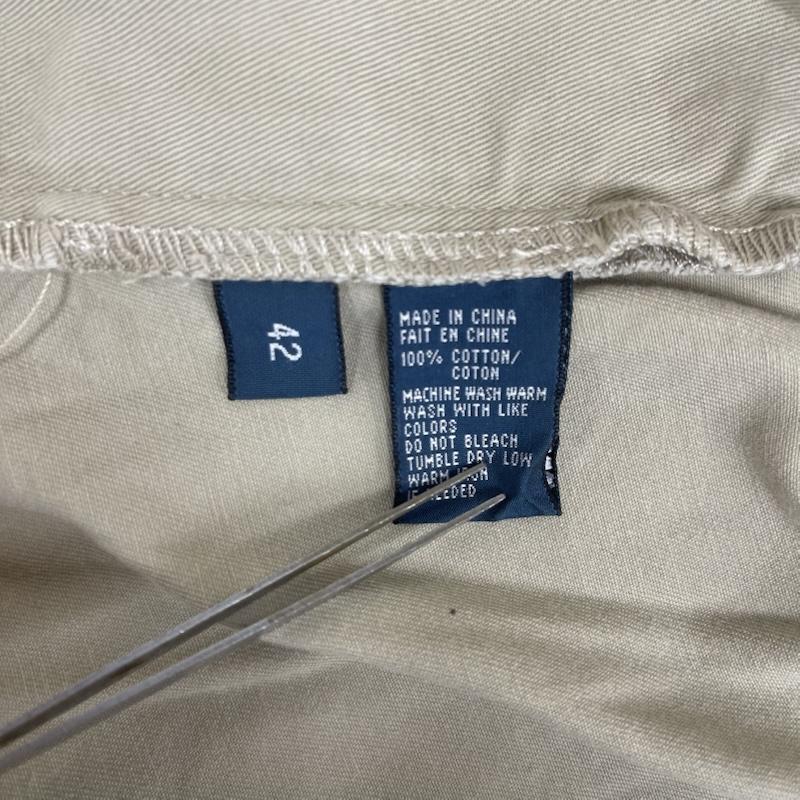 ポロバイラルフローレン Polo by RALPH LAUREN パンツ ショートパンツ ワイド バギー シルエット ビッグサイズ ショート パンツ 42 ベージュ / ベージュ / beige メンズ USED 古着 中古 50163361