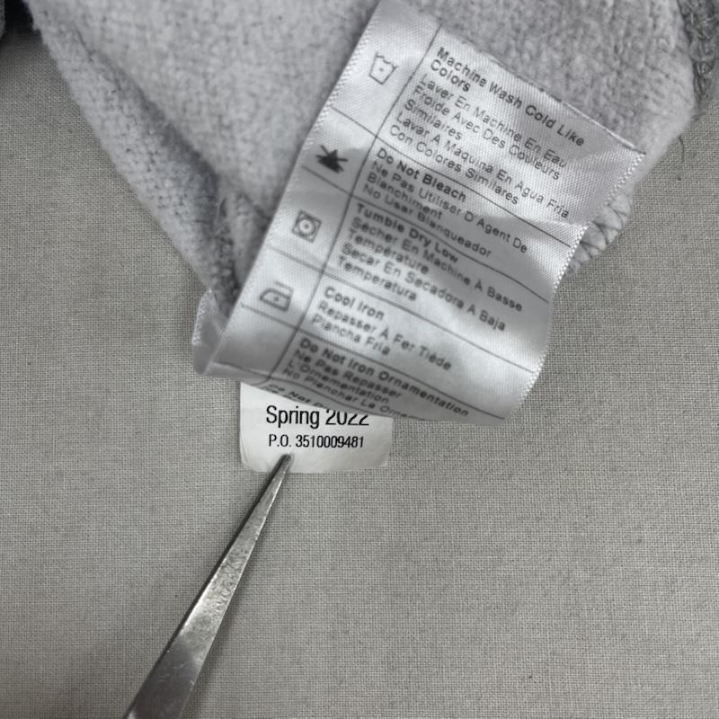 カーハート Carhartt パーカー 長袖 ルーズ フィット ミッドウェイト ロゴ スリーブ グラフィック パーカー ts0288-m XXL 灰 / グレー / gray メンズ USED 古着 中古 50163363