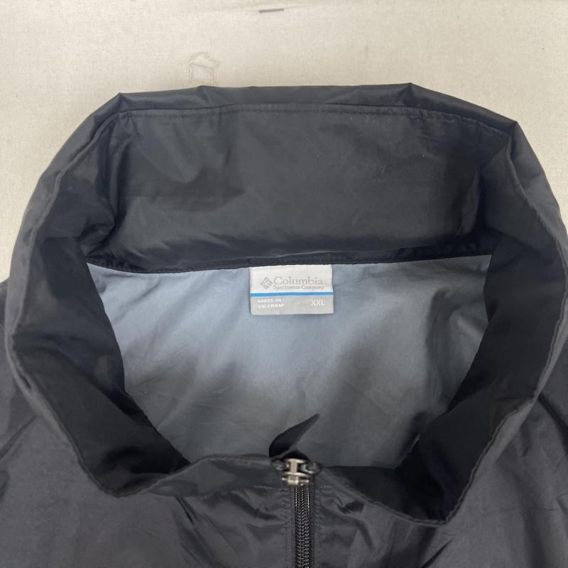 コロンビア Columbia ジャケット、上着 ジャンパー、ブルゾン Glennaker Lake Rain Jacket フード ジップアップ ジャケット ジャンパー XXL 黒 / ブラック / black メンズ USED 古着 中古 50163364
