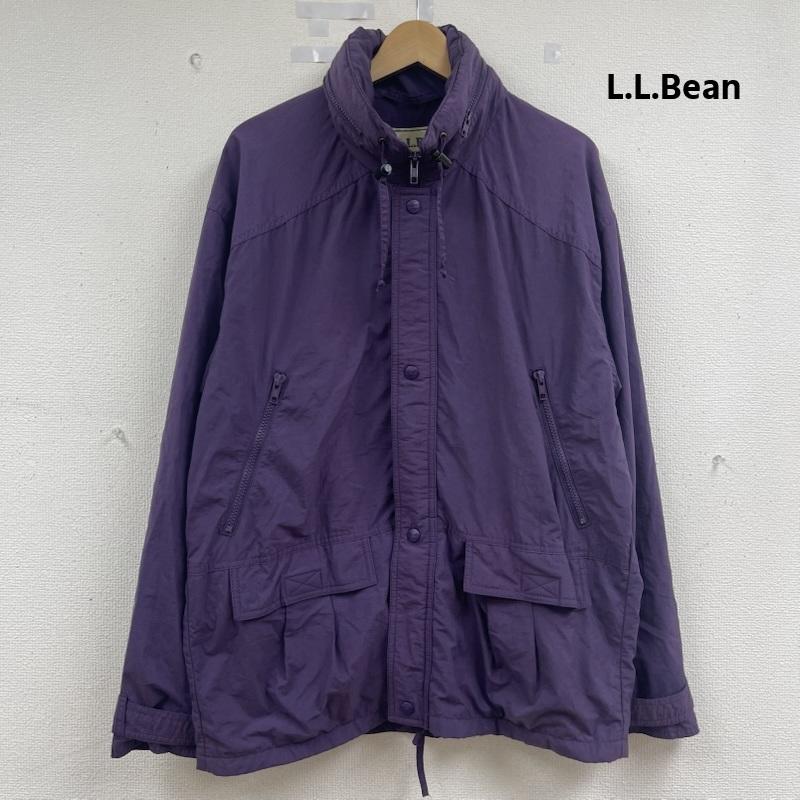 エルエルビーン L.L.Bean ジャケット、上着 ジャンパー、ブルゾン 80s 90s ヴィンテージ ナイロン ジップアップ フード ジャケット 紫 / パープル / purple メンズ USED 古着 中古 50163366