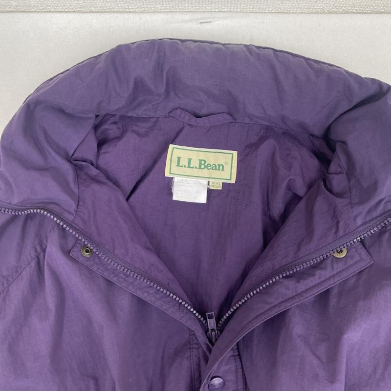 エルエルビーン L.L.Bean ジャケット、上着 ジャンパー、ブルゾン 80s 90s ヴィンテージ ナイロン ジップアップ フード ジャケット 紫 / パープル / purple メンズ USED 古着 中古 50163366