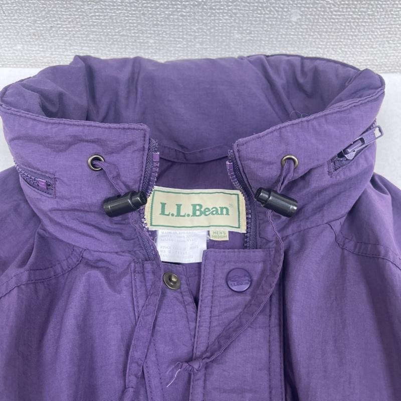 エルエルビーン L.L.Bean ジャケット、上着 ジャンパー、ブルゾン 80s 90s ヴィンテージ ナイロン ジップアップ フード ジャケット 紫 / パープル / purple メンズ USED 古着 中古 50163366