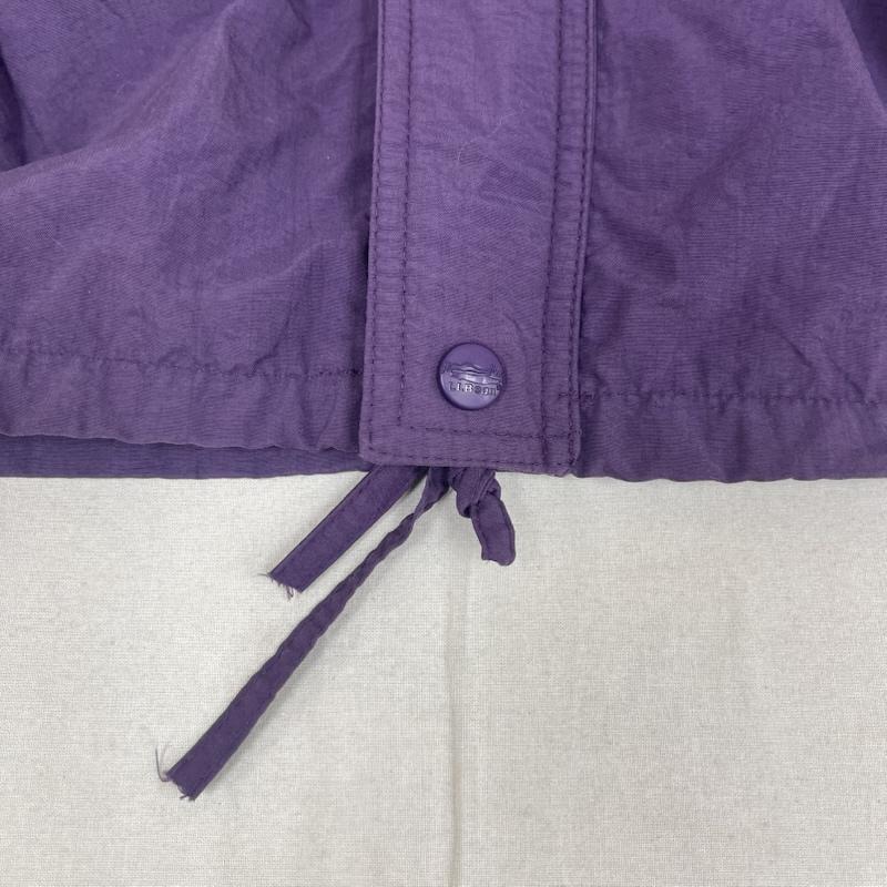 エルエルビーン L.L.Bean ジャケット、上着 ジャンパー、ブルゾン 80s 90s ヴィンテージ ナイロン ジップアップ フード ジャケット 紫 / パープル / purple メンズ USED 古着 中古 50163366