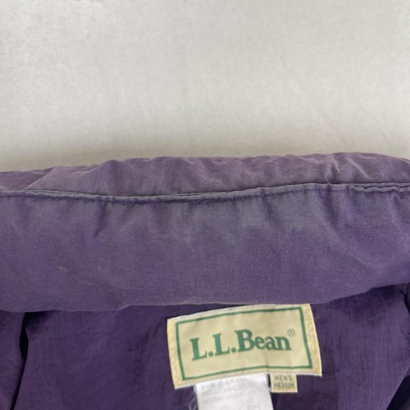 エルエルビーン L.L.Bean ジャケット、上着 ジャンパー、ブルゾン 80s 90s ヴィンテージ ナイロン ジップアップ フード ジャケット 紫 / パープル / purple メンズ USED 古着 中古 50163366