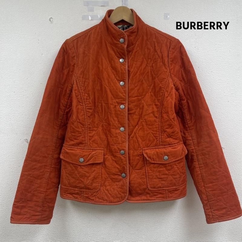 バーバリー BURBERRY ジャケット、上着 ジャンパー、ブルゾン キルティング コーデュロイ 裏地 ノバチェック柄 ジャケット fc047-710-45 橙 / オレンジ / orange レディース USED 古着 中古 50163368