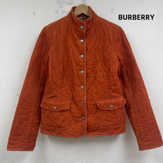 バーバリー BURBERRY ジャケット、上着 ジャンパー、ブルゾン キルティング コーデュロイ 裏地 ノバチェック柄 ジャケット fc047-710-45 橙 / オレンジ / orange レディース USED 古着 中古 50163368