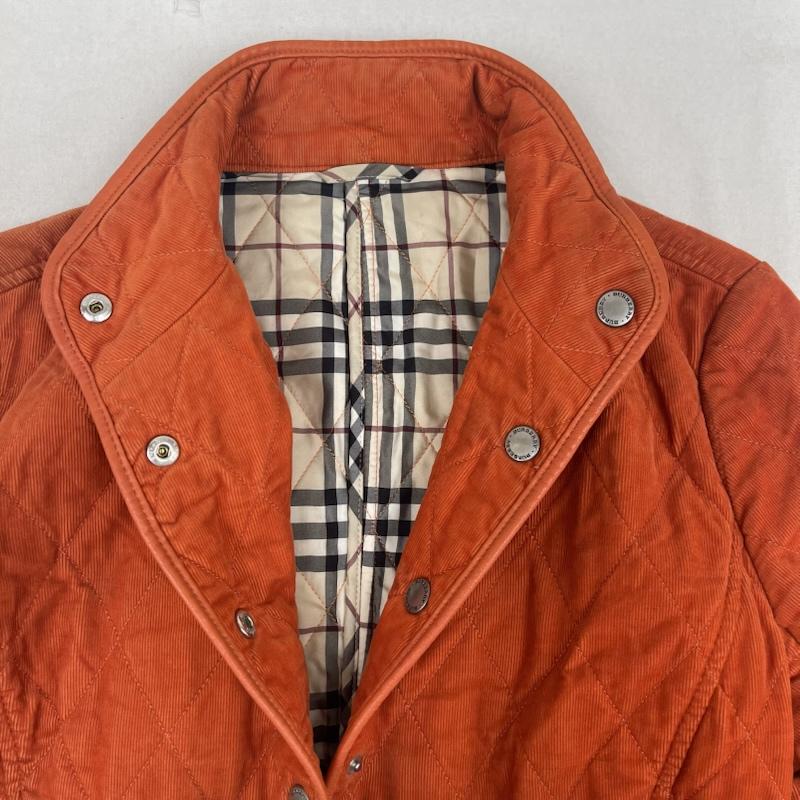 バーバリー BURBERRY ジャケット、上着 ジャンパー、ブルゾン キルティング コーデュロイ 裏地 ノバチェック柄 ジャケット fc047-710-45 橙 / オレンジ / orange レディース USED 古着 中古 50163368