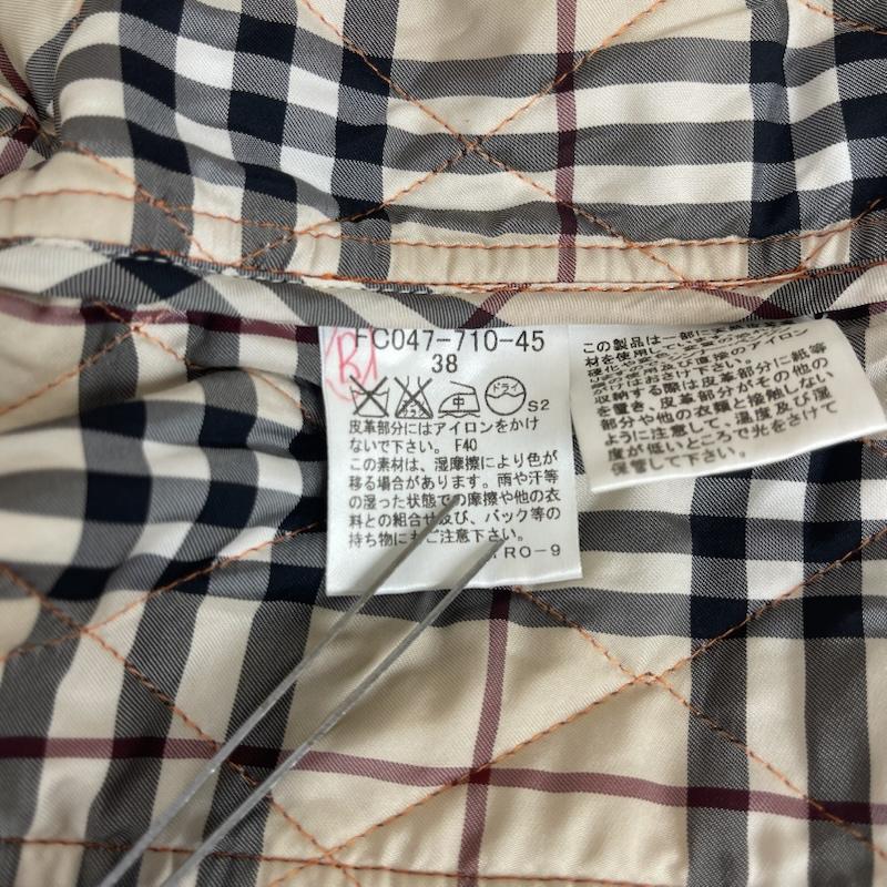バーバリー BURBERRY ジャケット、上着 ジャンパー、ブルゾン キルティング コーデュロイ 裏地 ノバチェック柄 ジャケット fc047-710-45 橙 / オレンジ / orange レディース USED 古着 中古 50163368