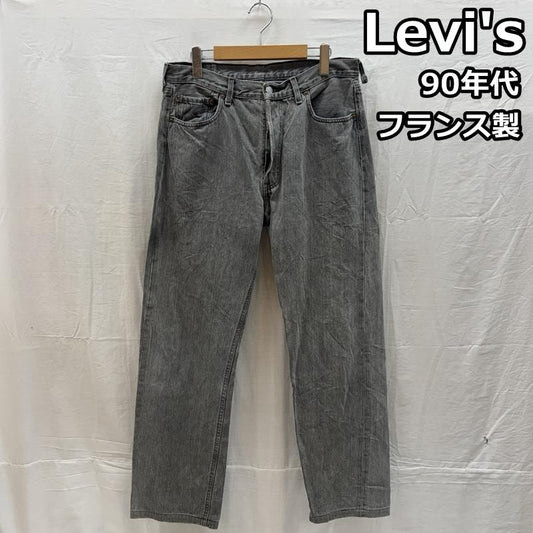 リーバイス Levi s パンツ デニム、ジーンズ 90年代 フランス製 ビンテージ 501-0145 ボタン裏275 デニム パンツ 90s VINTAGE 34インチ メンズ USED 古着 中古 50163372