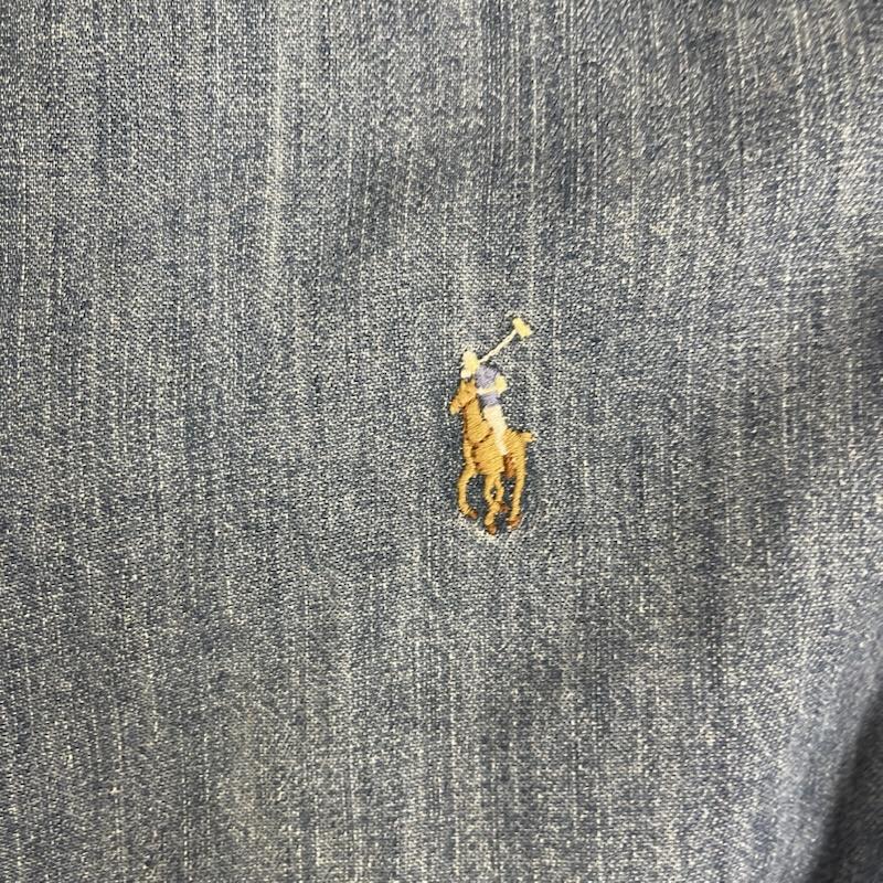 ポロラルフローレン POLO RALPH LAUREN シャツ、ブラウス 長袖 ポニー刺繍 クラシック フィット カジュアル デニム シャツ L インディゴ / インディゴ / Indigo メンズ USED 古着 中古 50163375