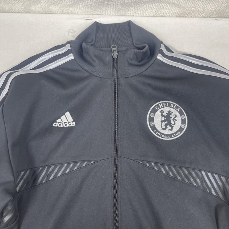 アディダス adidas ジャケット、上着 ジャンパー、ブルゾン Chelsea FC 2013-14シーズン トレーニング トラック サッカー ジャケット L 黒 / ブラック / black メンズ USED 古着 中古 50163377