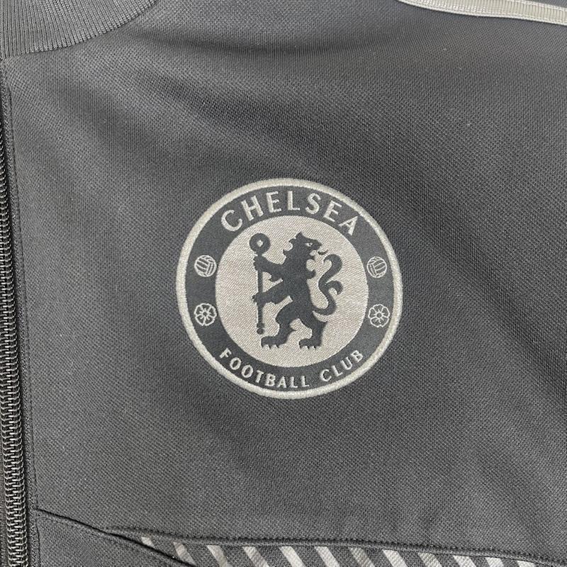 アディダス adidas ジャケット、上着 ジャンパー、ブルゾン Chelsea FC 2013-14シーズン トレーニング トラック サッカー ジャケット L 黒 / ブラック / black メンズ USED 古着 中古 50163377