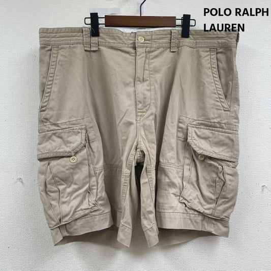 ポロラルフローレン POLO RALPH LAUREN パンツ ショートパンツ パッチ刺繍 ワイド カーゴ ビッグサイズ ショート パンツ 42 ベージュ / ベージュ / beige メンズ USED 古着 中古 50163381