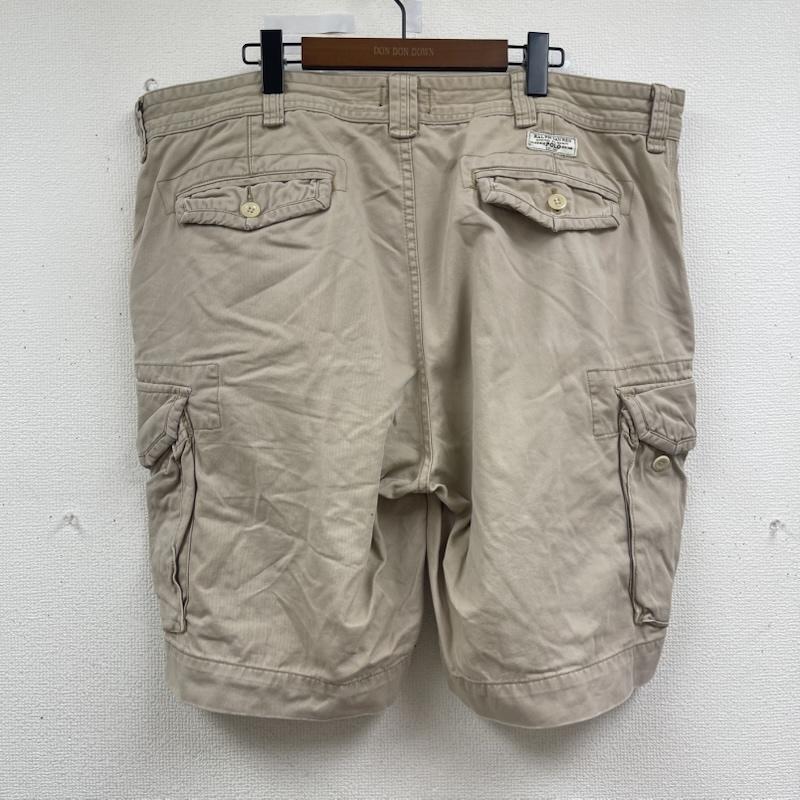ポロラルフローレン POLO RALPH LAUREN パンツ ショートパンツ パッチ刺繍 ワイド カーゴ ビッグサイズ ショート パンツ 42 ベージュ / ベージュ / beige メンズ USED 古着 中古 50163381