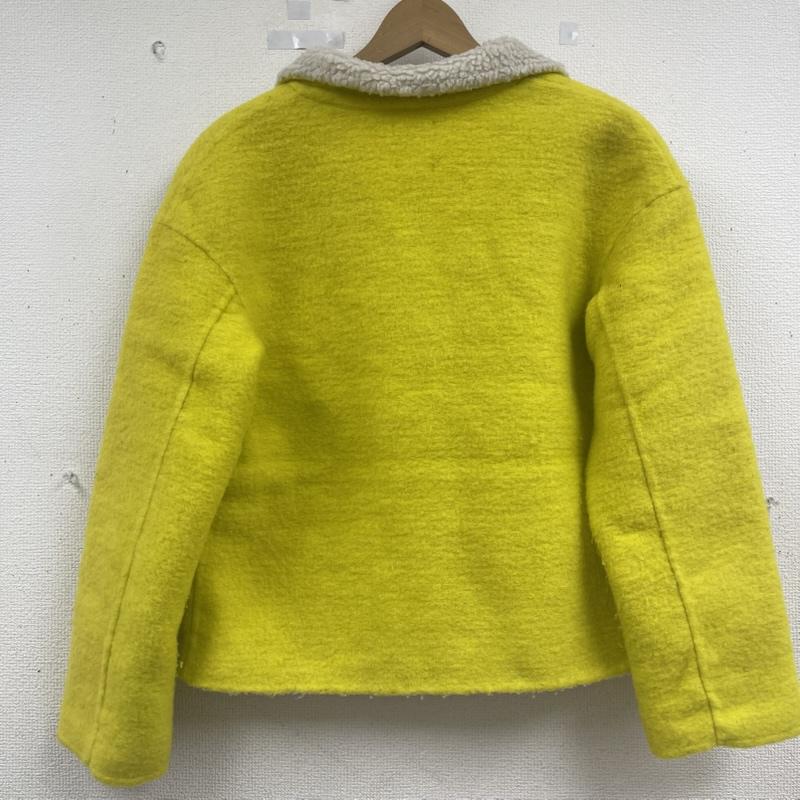 マンナイン mannine コート コート一般 裏地ボア シトラスイエロー カラー ショート コート ジャケット 黄 / イエロー / yellow レディース USED 古着 中古 50163382