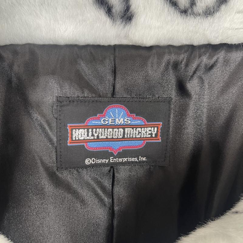 古着 USED ジャケット、上着 ジャンパー、ブルゾン 日本製 GEMS HOLLYWOOD MICKEY ディズニ－ フェイクファー コート アウター 灰 / グレー / gray メンズ USED 古着 中古 50163385