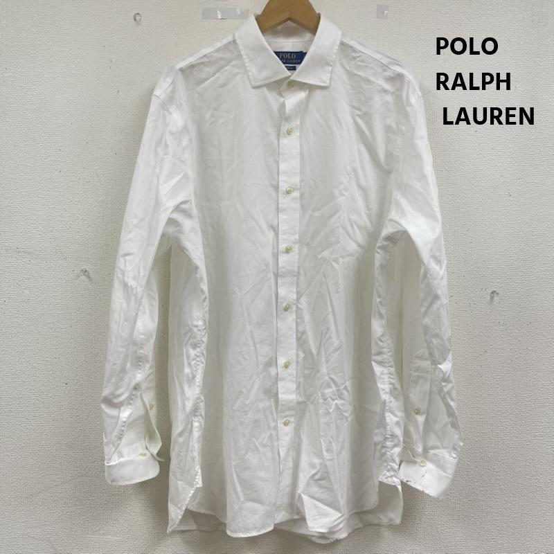 ポロラルフローレン POLO RALPH LAUREN シャツ、ブラウス 長袖 CLASSIC FIT カジュアル 長袖 シャツ ワイシャツ L 白 / ホワイト / white メンズ USED 古着 中古 50163387