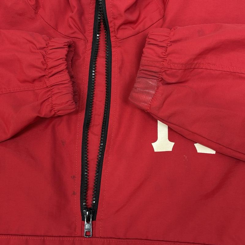 ハフ HUF ジャケット、上着 ジャンパー、ブルゾン Budweiser ロゴ プリント ナイロン アノラック ジャケット フード プルオーバー M 赤 / レッド / red メンズ USED 古着 中古 50163389