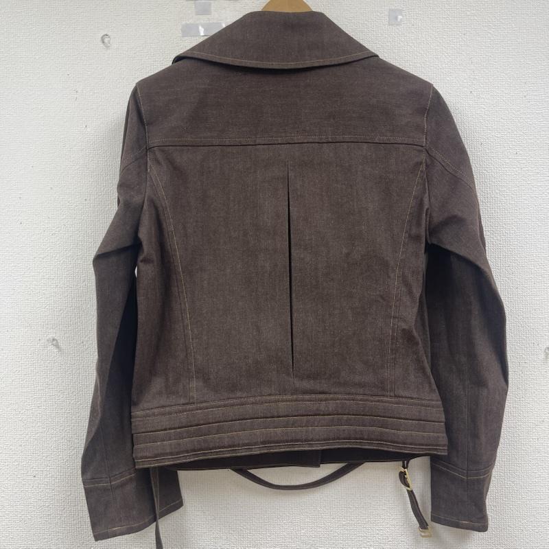 ケイタマルヤマ KEITA MARUYAMA ジャケット、上着 ジャケット、ブレザー 日本製 ロゴメタル ボタンダブルブレスト ショート ジャケット 1 茶 / ブラウン / brown レディース USED 古着 中古 50163395