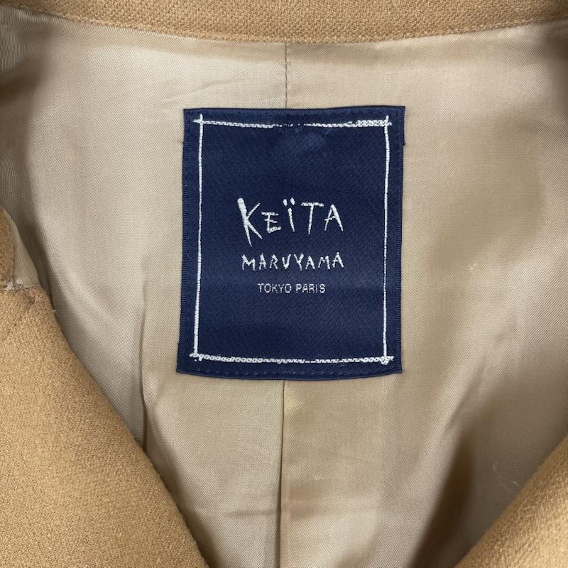 ケイタマルヤマ KEITA MARUYAMA コート ピーコート 日本製 キャメル ショート丈 ダブルブレスト ピーコート 1 キャメル / キャメル / レディース USED 古着 中古 50163398