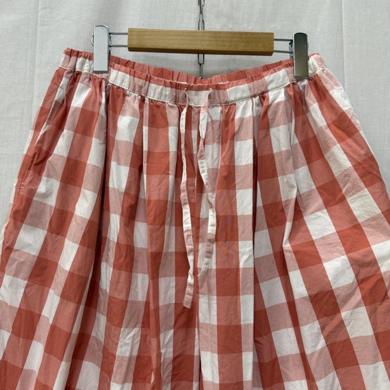 古着 USED ボトムス ボトムス ROBE de PEAU ローブデポー チェック柄 バルーンパンツ バレルパンツ サーモンピンク 日本製 - チェック 桃 / ピンク / pink レディース USED 古着 中古 50163401